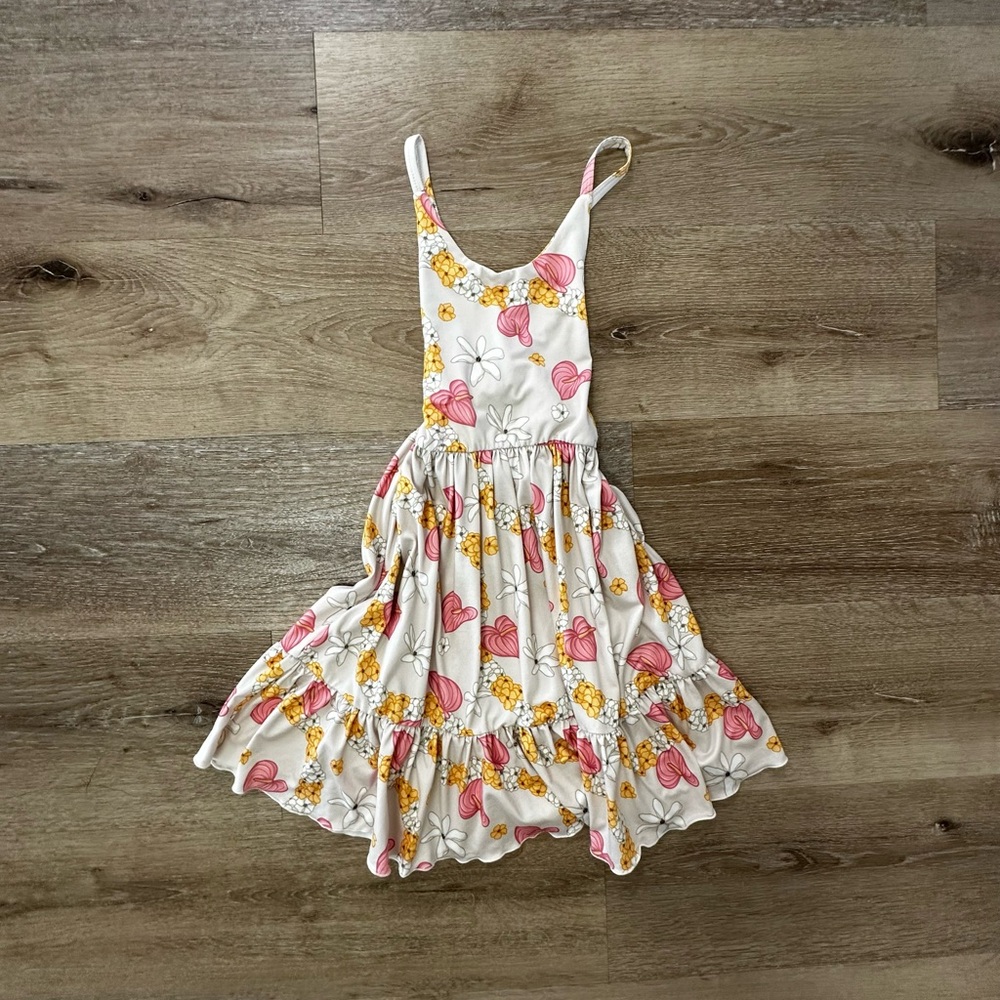 Floral Pink and Yellow Sundress